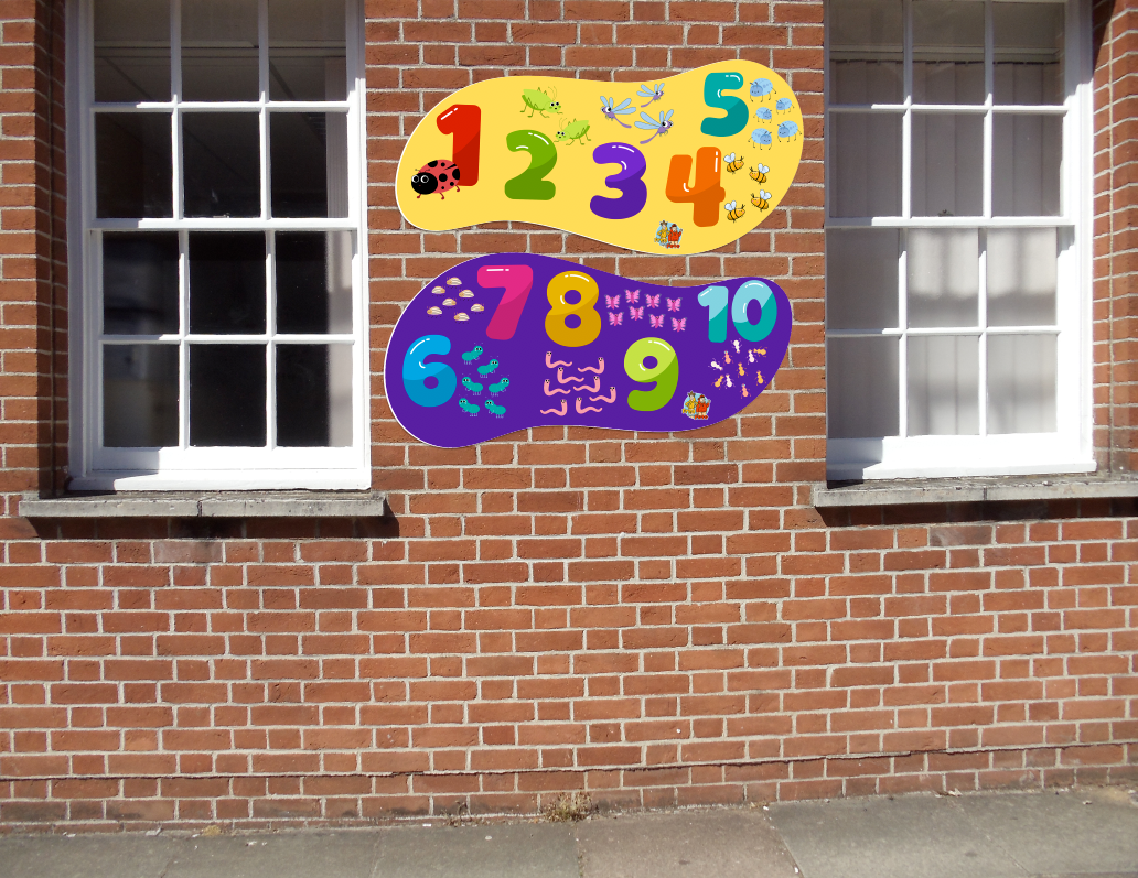 Cute Counting Sign 1-5