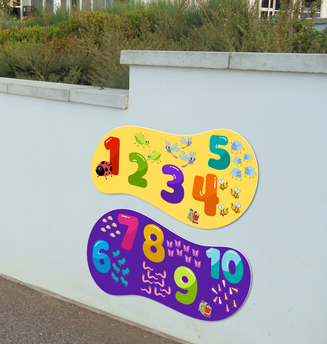 Cute Counting Sign 1-5