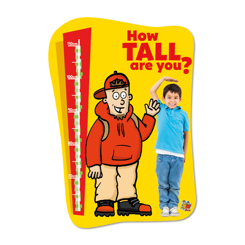 'How Tall Are You?' Height Chart - Pete – Fred and Pete