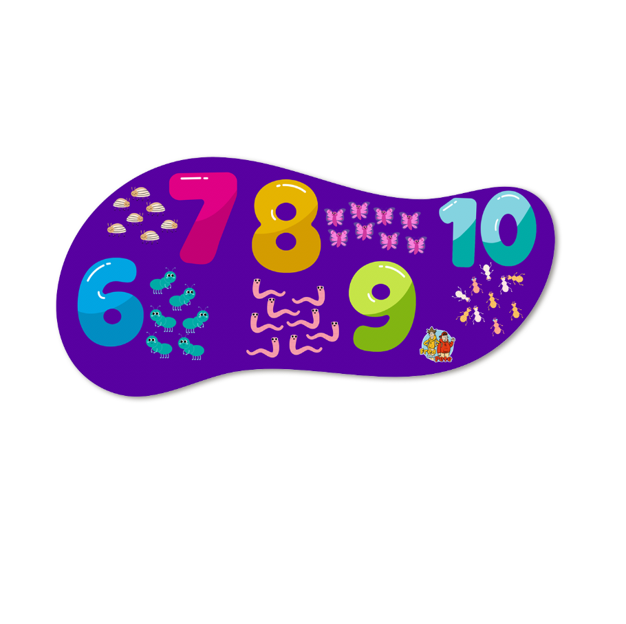 Cute Counting Sign 6-10