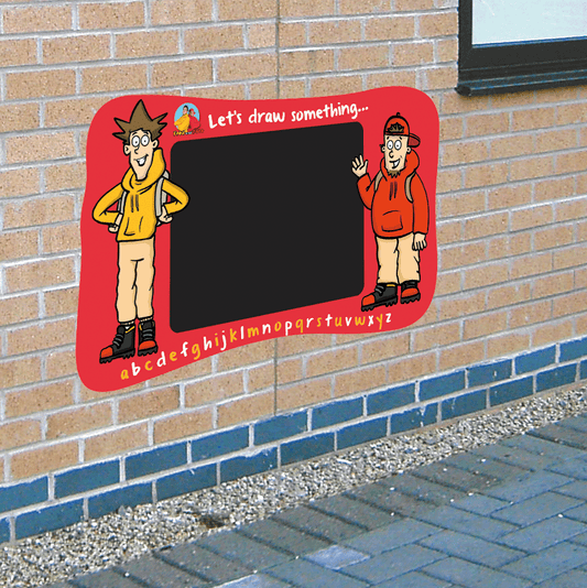 Fred and Pete's Rich Red Playground Chalkable