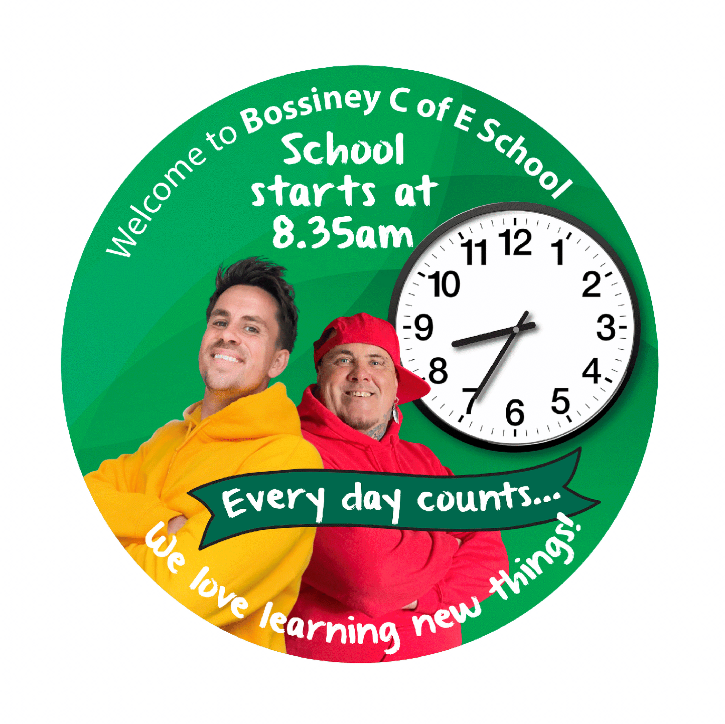 "!!NEW!!" Every day counts - school attendance sign