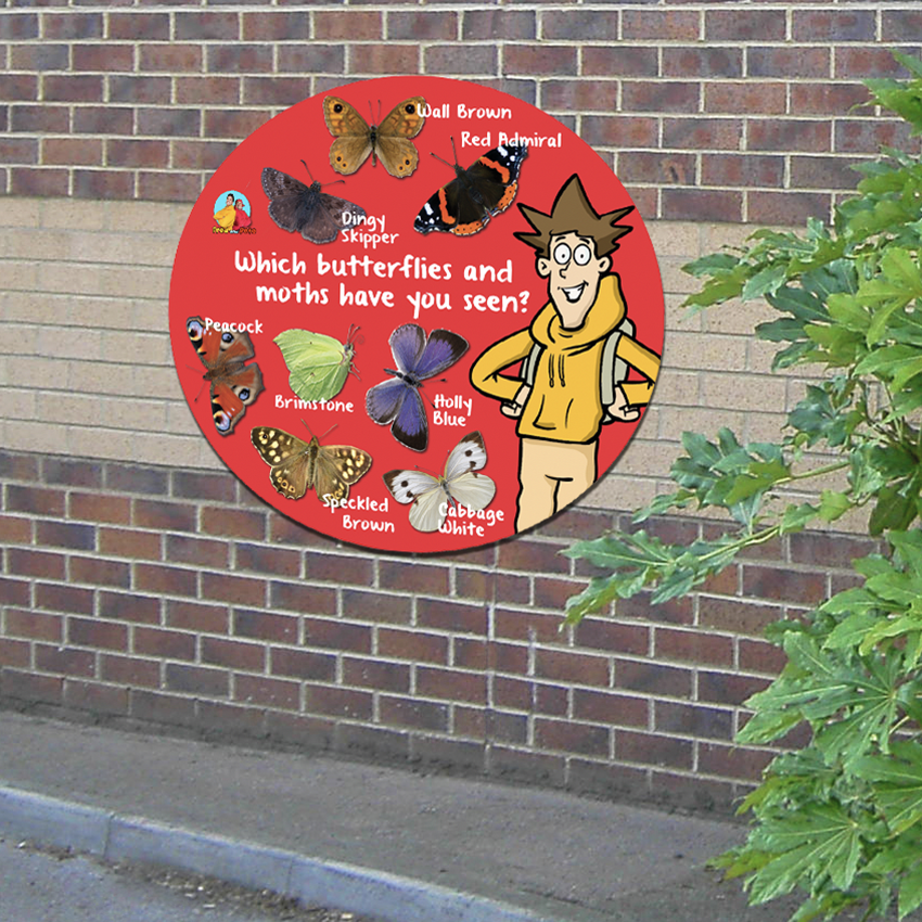 Beautiful Butterflies! Playground Sign