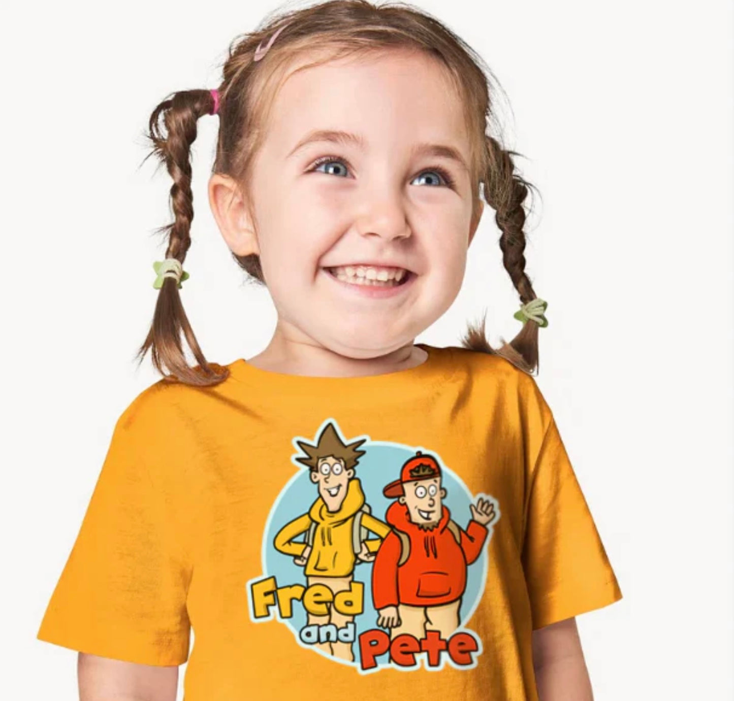 !NEW! Fred and Pete 'Sunshine Yellow' Kids T-Shirt