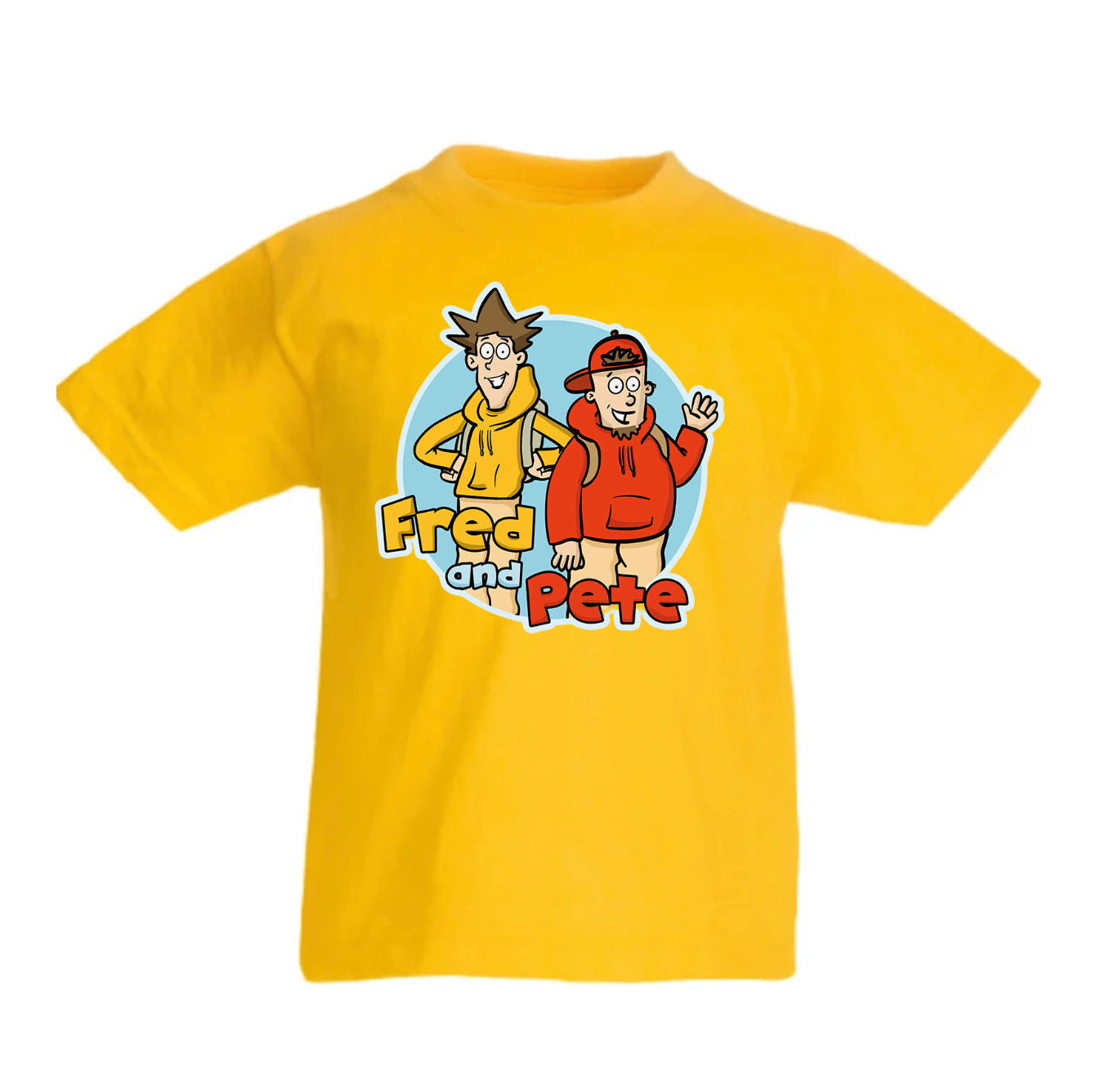 !NEW! Fred and Pete 'Sunshine Yellow' Kids T-Shirt