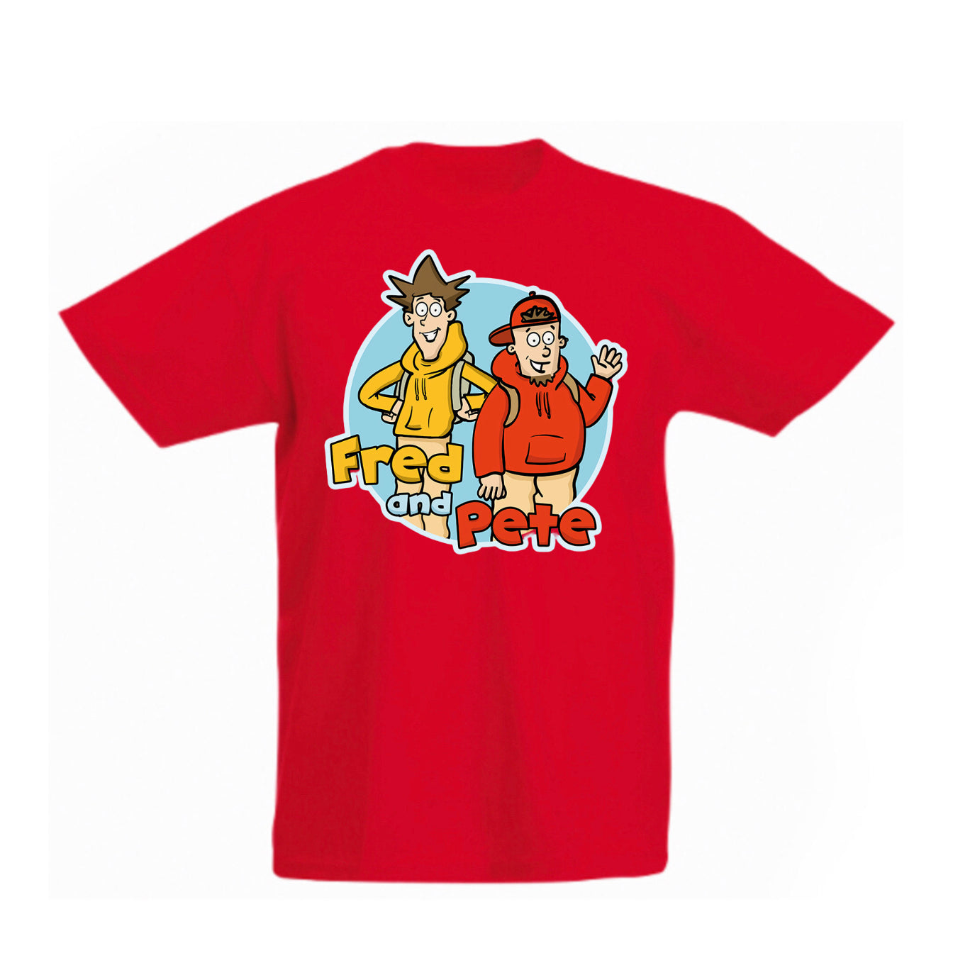 !NEW! Fred and Pete 'Rich Red' Kids T-Shirt