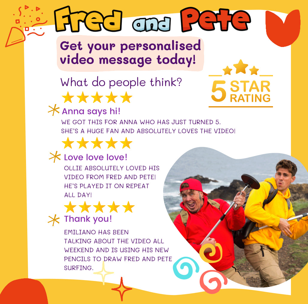 Personalised Video Birthday/Christmas Shout Out - From Fred and Pete!