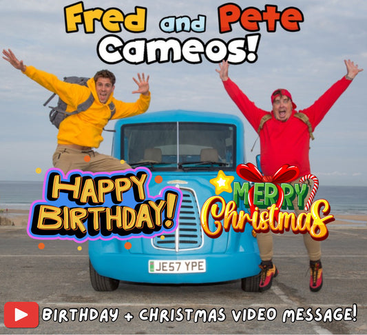 Personalised Video Birthday/Christmas Shout Out - From Fred and Pete!