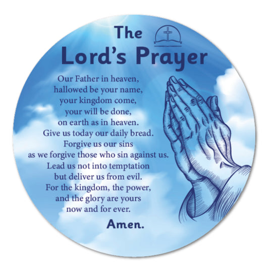 Lord’s Prayer Sign With Praying Hands