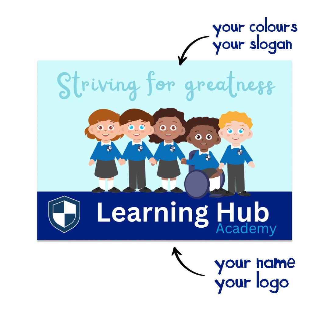 Welcome Sign With Children