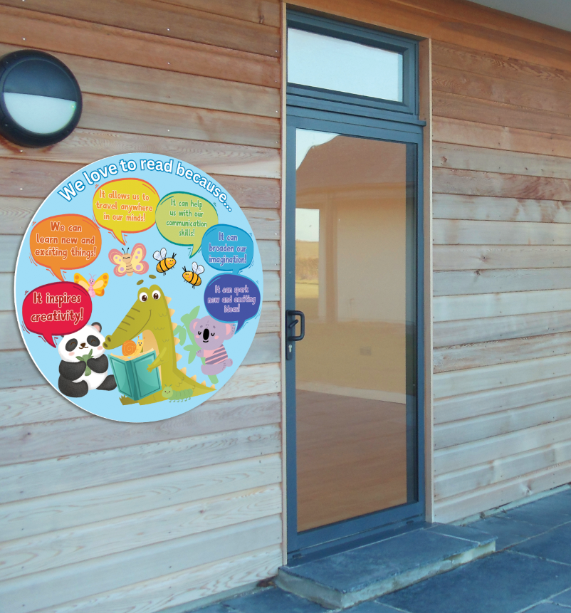 We love to read because...