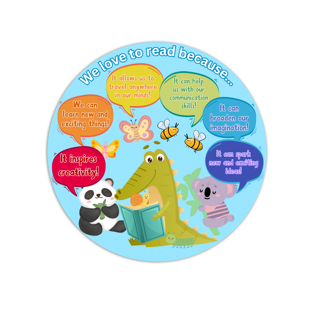 We love to read because...