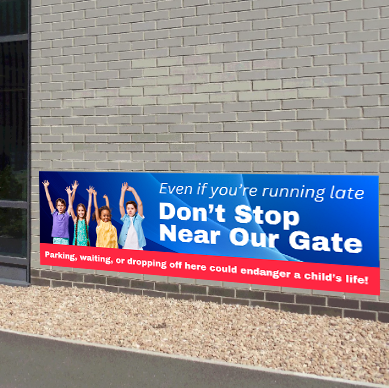 !!NEW!! Don't Stop Near Our Gate - Banner