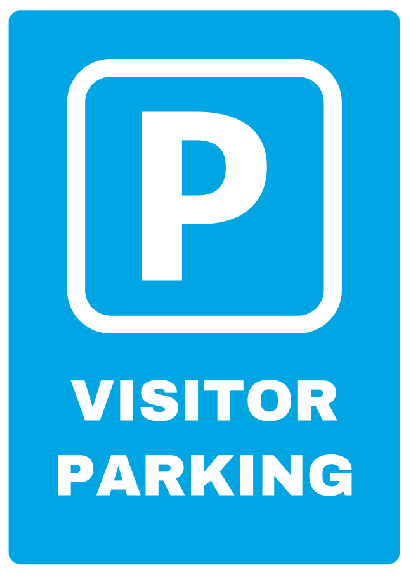 !!NEW!! VISITOR Parking Sign