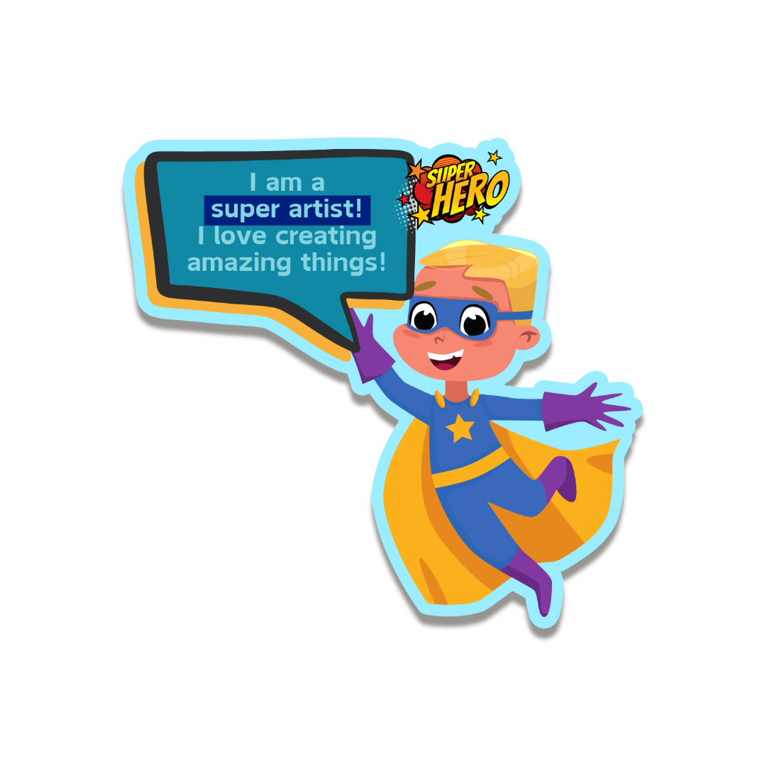 'You're a Super Hero' Set of 7