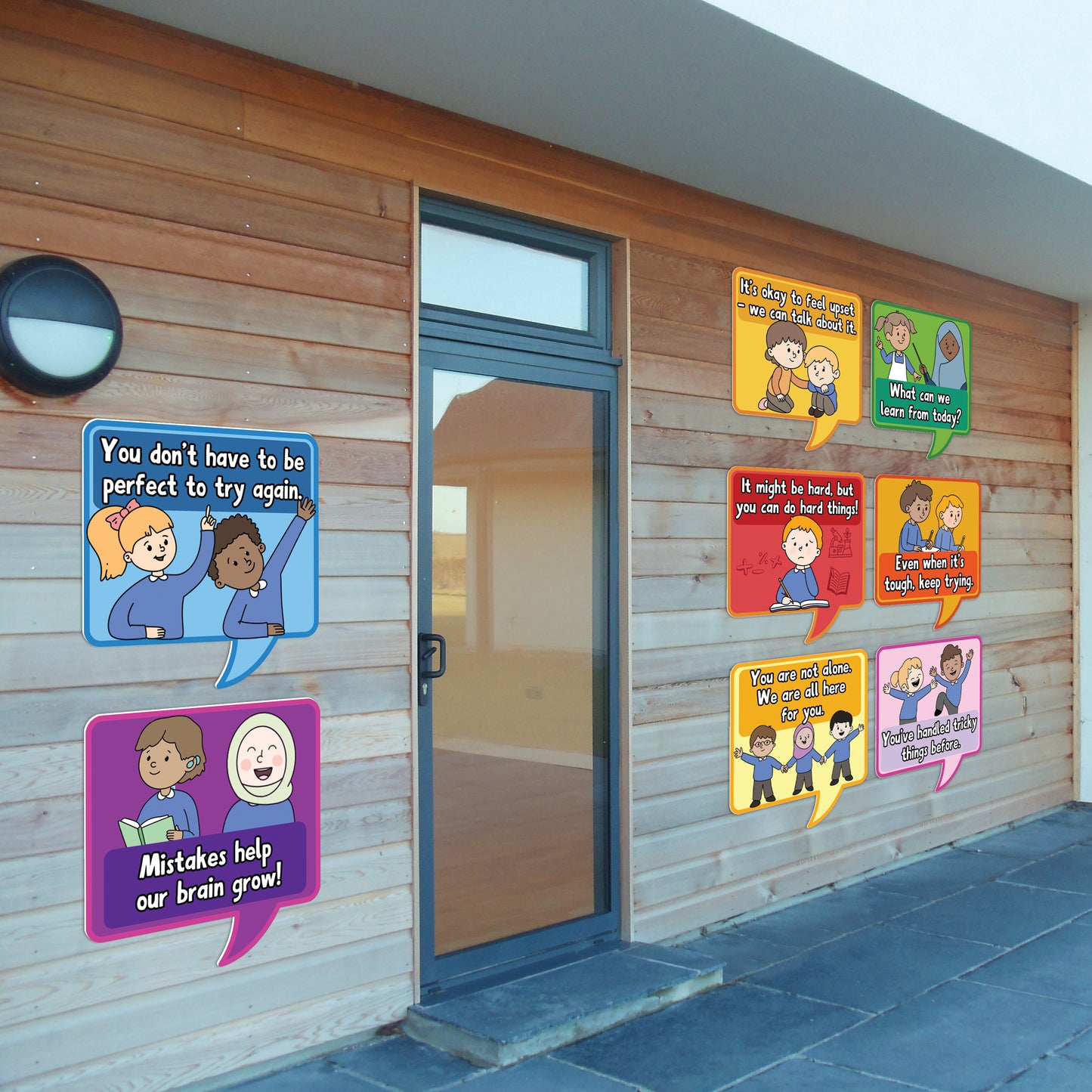 Resilience Speech Bubbles - Motivational Signs