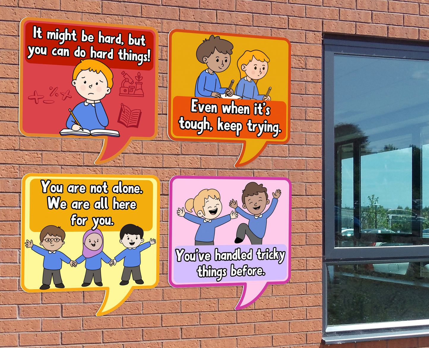 Resilience Speech Bubbles - Motivational Signs