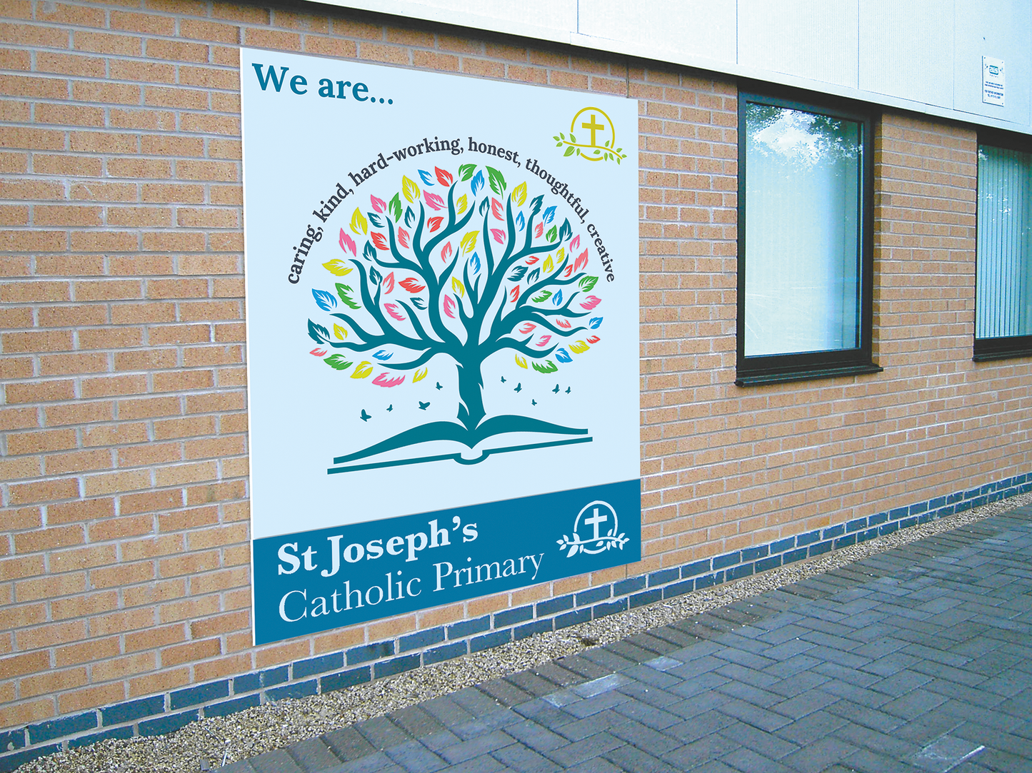 Bespoke Welcome Wall - Playground Sign