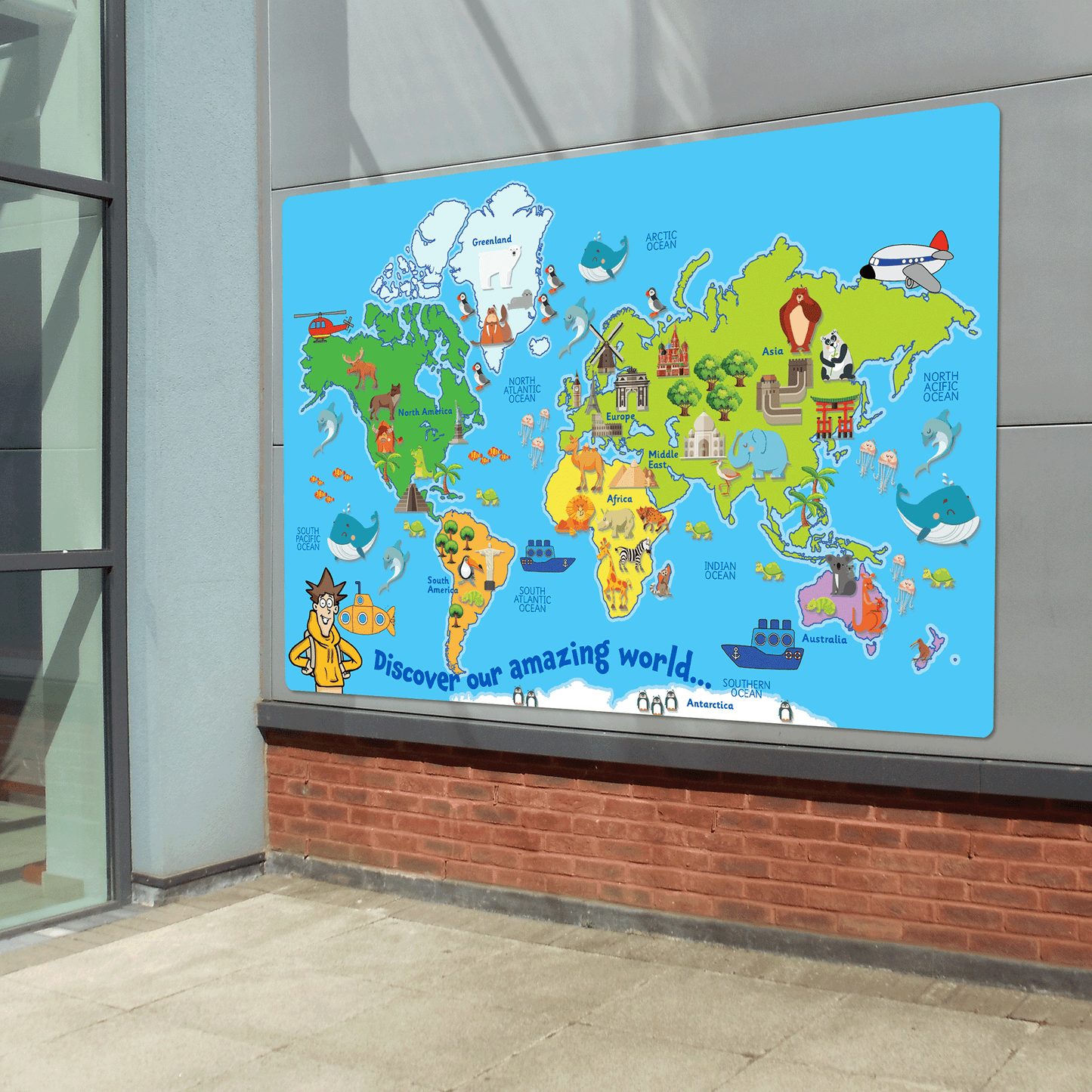 Discover Our Amazing World - Fun Playground Map