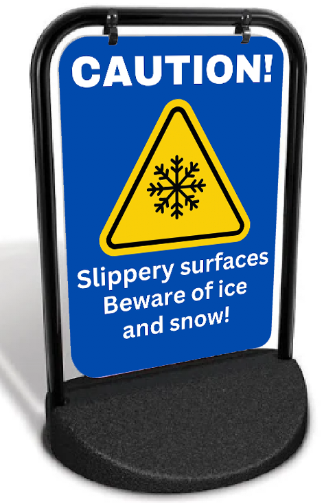 !!NEW!! Swing Sign - Slippery Surfaces Safety