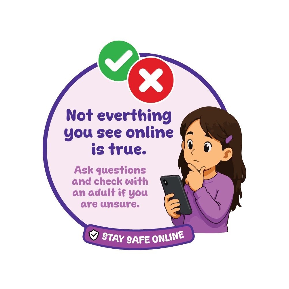 Stay Safe Online - Set of 7 Signs