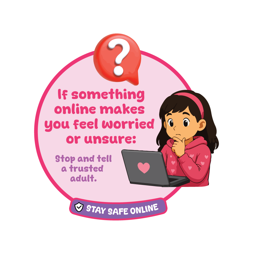 Stay Safe Online - Set of 7 Signs