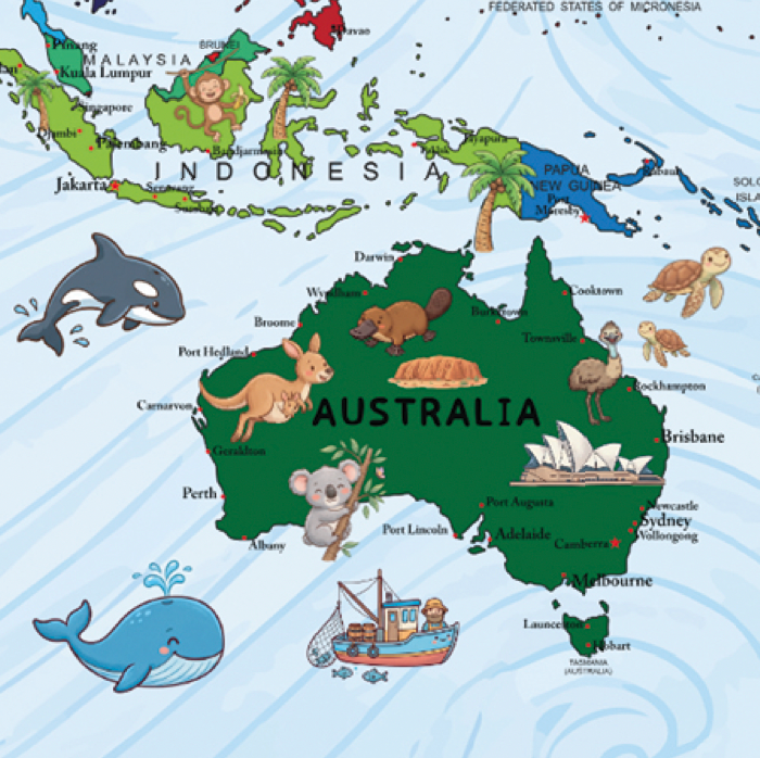 Fred and Pete’s Marvellous Illustrated World Map