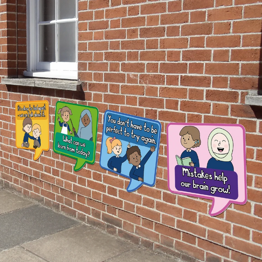 Resilience Speech Bubbles - Motivational Signs