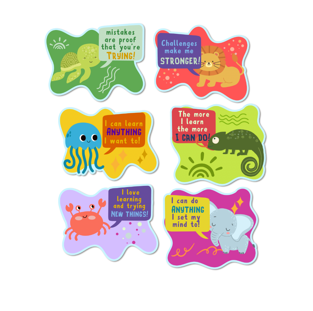 Illustrated Positive Affirmations - Set of 6