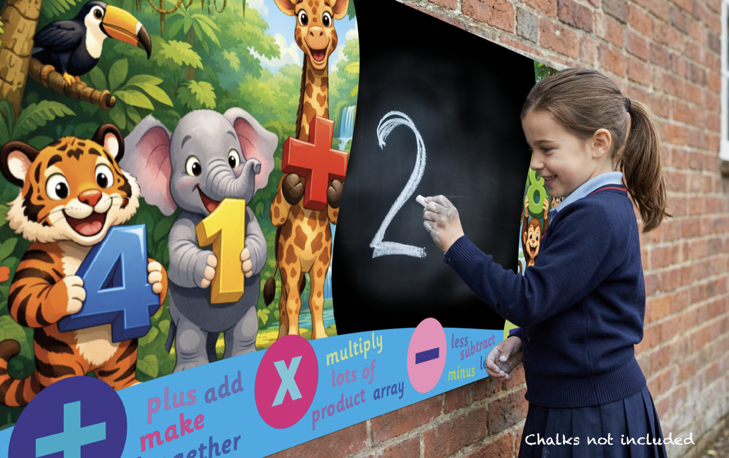 NEW! Jungle Numbers Chalkable