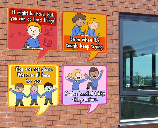 Resilience Speech Bubbles - Motivational Signs