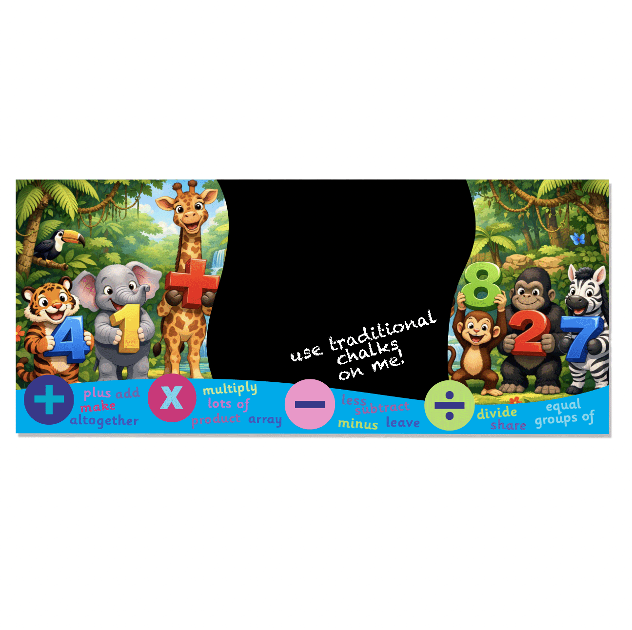 NEW! Jungle Numbers Chalkable